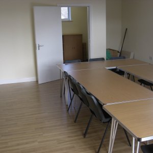 The new office and meeting room at the Village Hall.