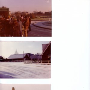 Marshchapel in the snow.