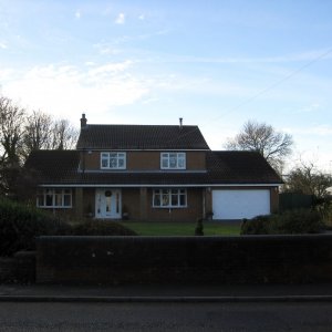The house built on the site of Drainbridge Cottages.