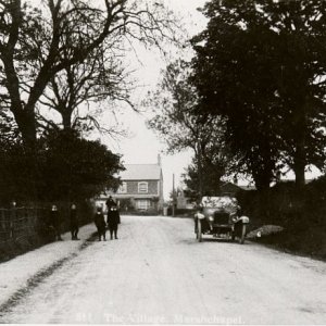 View looking down Sea Dyke Way towards the junction with North Lane.