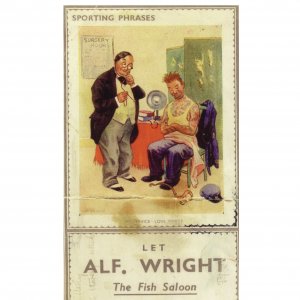 Alf. Wright - Fish Saloon poster.