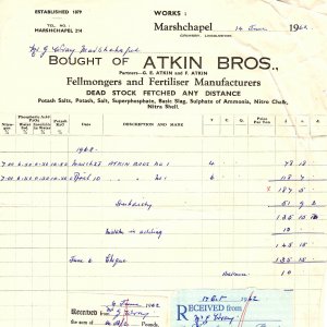 Atkin Bros. - Fellmongers and Fertiliser Manufacturers.