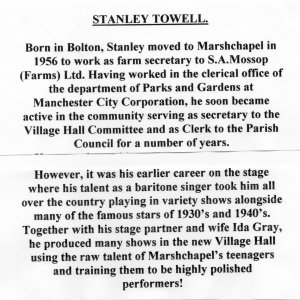 Stanley Towells life history.