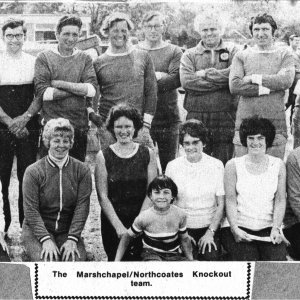 Marshchapel and North Cotes "Its a Knockout" teams - Circa; 1970s.