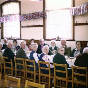 Silver Jubilee party in the Chapel Sunday School Room - 1977