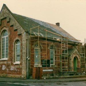 Wesleyan Chapel renovation. The Chapel was formally re-opened in June 1980