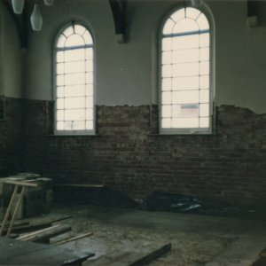 Interior renovations to the Wesleyan Chapel.