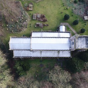 Aerial photograph of St. Marys Church, Marshchapel.
Photograph courtesy of Andrew Greenwood.