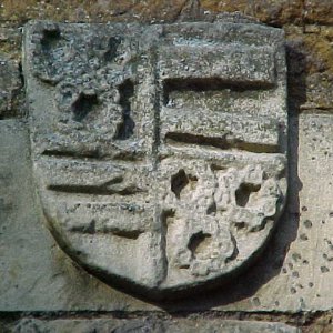 This could have been the Coat of Arms of  a local family who donated to the Church.