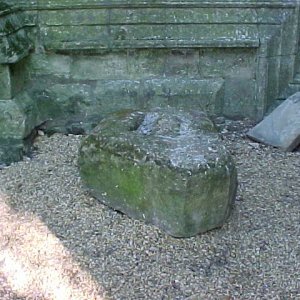This is thought to be the base of the old market cross which was found at the crossroads of West End Lane, Lowgate and Church Lane.