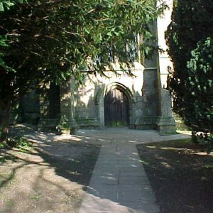 The main entrance to the Churchyard.