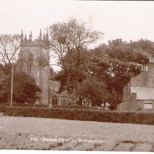 Parish Church Marshchapel - Circa; 1915
This picture would have been made into a postcard.
