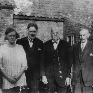 Although the people in this photograph are unknown, they are thought to be members of the Marshchapel Methodist congregation.