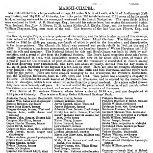 Marshchapel History - 1872