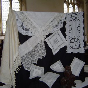 Lace Exhibition held in St. Marys Church.
This was held over the first Bank Holiday in May. Early 2000s.