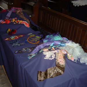 Part of the Lace Exhibition held in St. Marys Church.