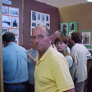 John Sylvester in the yellow top and behind him Ann Smith.
