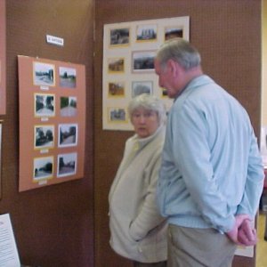 Visitos to another stand showing street views and buildings in Marshchapel