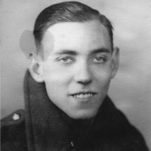 Derek Peter Atkinson - Royal Army
Trooper 7912200 in the Royal Tank Regiment. RAC.
He survived three years as a Desert Rat in North Africa.
Six weeks after arriving in France, he was killed on 19 July 1944 at Caen.
Buried at Ranville British Cemetery, France, Plot VII, Row C, Grave 16