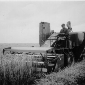 Eric "Archie" Leak, combining - Mid / Late 1950s.