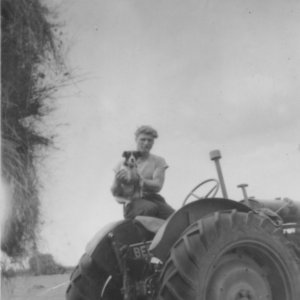 It is thought that this is Des Clarke - Circa; late 1940s.