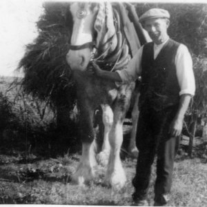 Albert "Coalie" Rushby.
He earned his nickname as he delivered the coal.