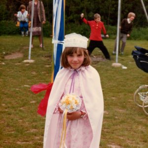 May Day celebrations 1983 on Marshchapel Playing Field.
The May Queen was Ann Marie Nicholson.