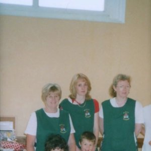 Staff and children July 2000
