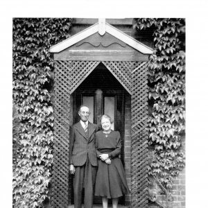 Bill Parker and his wife
Photograph taken at Belle View, Sea Dyke Way, Marshchapel