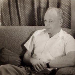 Christopher Treherne.
He was born in 1921 in Cornwall.  He lived at "Little Hill", Sea Dyke Way, Marshchapel from being a baby, with his mother Winifred Treherne
Winifred was sister-in-law to George Sydney Atkinson of Marshchapel and Christopher and Mrs Marjorie Mossop were cousins.
By the early 1960s he had moved to Grainthorpe.