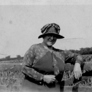 Mrs West Nora Sargents mum.
This photograph was taken in Littlefield Lane.