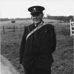 William Massingberd Osbourne.
Our postman for many years.
Despite losing an arm in the First World War he  still managed to deliver the post on his bicycle in all weathers.