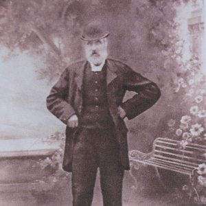 George Wray; 1842 - 1910.
Married to Eliza Swaby.
There is a memorial tablet on the wall of the Chapel dedicated to him.