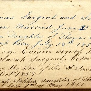 Inscription in Bible