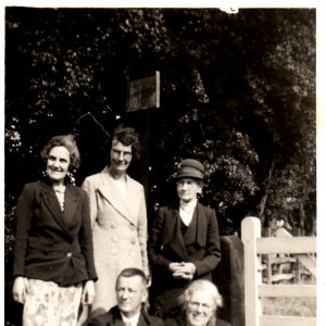 George Bancroft Burgess and family