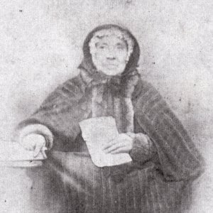 This is Ophelia Humberston -also known as Euphamy in the 1861 census. She was born at Saltfleet in 1786 but lived in Marshchapel for many yeas and had 8 children here, including twin girls.
Her death is not recorded in the Church register but she received 5 shillings from the Village Charity in 1867 and that was the last record of her.