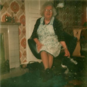 Florence Leak
This photograph was taken when she was in her 90s.
This shows the interior of one of the Marshhapel Trust Cottages which Florence lived in until her death.