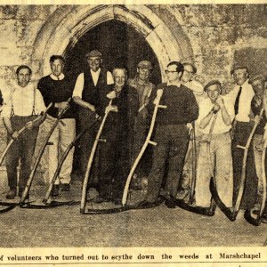 Churchyard volunteers Mowing Gang