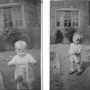 Tony Leak
Photograph taken outside of the original cottages adjacent to Clyde House.
These phtographs were taken in the late 1930s.