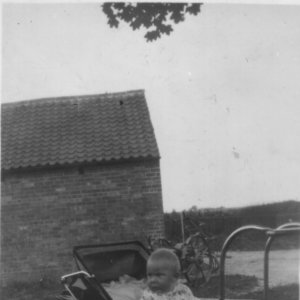 Tony Leak at Middle Farm, Marshchapel
1937