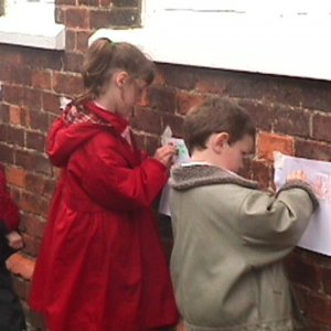 Wall rubbings