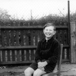 Stuart Grantham.
This photograph was taken in the playground of Marshchapel School c. 1952 or 1953.