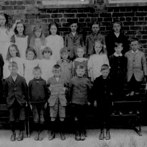 Marshchapel School - 1921
Third from the right on the front row is Thomas William Leak.
It must be remembered that at this time the children did not go on to a secondary school and would have stayed at Marshchapel School until they were 14 and then left to get a job.