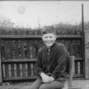 Mick Grantham - taken in the playyground of Marshchapel School.