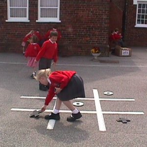 Playground games.