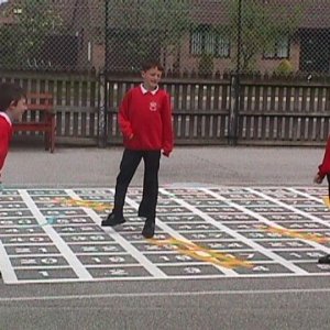 Playground games.