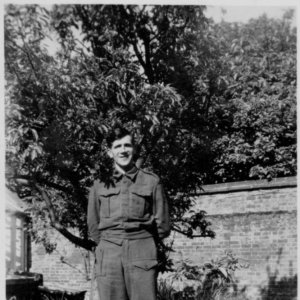 Mr Jim Deamer in uniform.
Date of the photo uncertain but probably during WW2