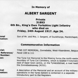 Albert Sargent Memorial