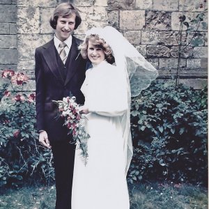 Barry Lowis and Hilary Cole - 23rd. July 1977.