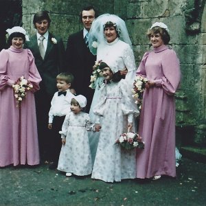 Robert Shaw and Carolyn Stones - Circa; 1979.
Best Man, Mr Nick Stones.